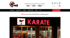 Desktop Screenshot of karatedeforest.com