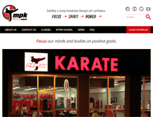 Tablet Screenshot of karatedeforest.com